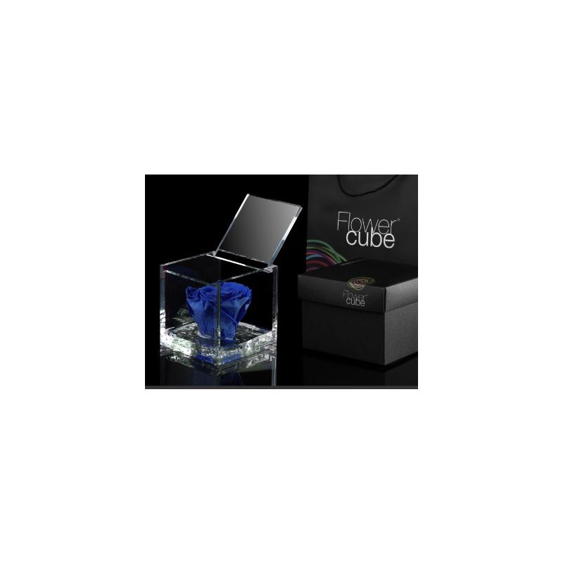FlowerCube Azul 8cm