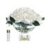 Centrepiece French Roses Ivory White