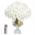 Versailles Rose Bouquet White Gold Badge