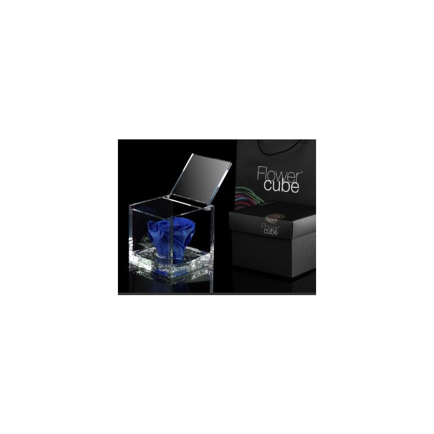 FlowerCube Azul 8cm